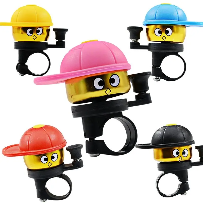 Self-Propelled Bicycle Bell Clang Cute Cartoon Horn Children's Bicycle Bicycle Bell Clang Mountain Bike Perambulator Super Loud Bicycle Bell