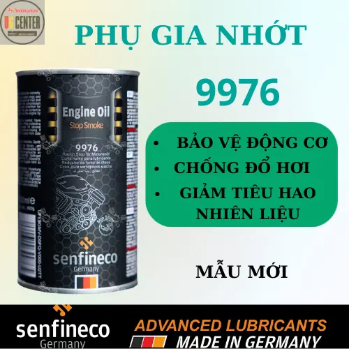 ( Tặng áo thun khi mua 2 chai) Phụ gia nhớt bảo vệ động cơ Senfineco 9976 Engine Oil Stop Smoke dung tích 300ml 3