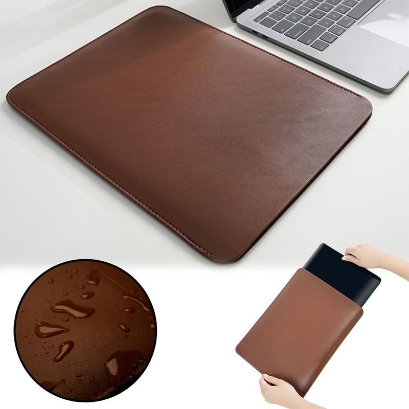 Kinh doanh 13 14 15 inch Túi đựng laptop Da PU Lớp lót microfiber Hộp đựng sổ tay Chống nước và chống bắn tung tóe Cặp đựng máy tính xách tay và máy tính bảng for Laptop Lenovo Dell