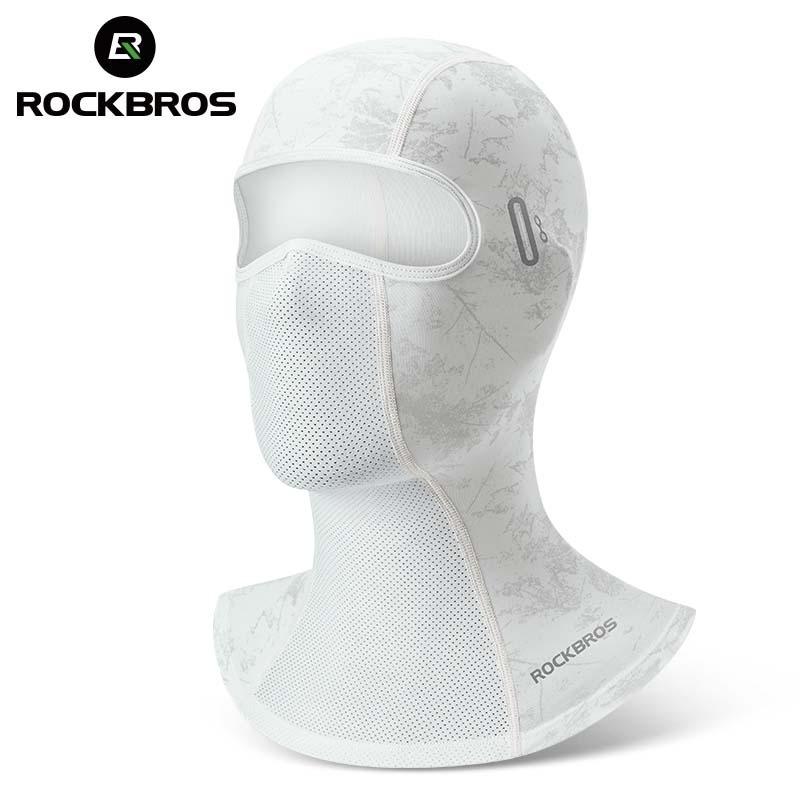 Mặt Nạ Toàn Mặt Đổi Màu, ROCKBROS, UPF50 +, Chất Liệu Lụa Lạnh Balaclava, Chống Nắng, Thích Hợp Cho Xe Máy Và Xe Đạp, Khăn Quàng Lưỡi Trai Mũ Trùm Đầu, Thoáng Khí, Phụ Kiện Thể Thao Ngoài Trời