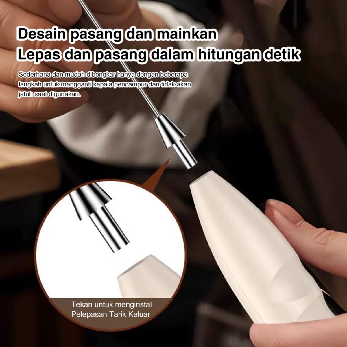 Peralatan Pengaduk Listrik Multifungsi - Milk Frother, Mikser Tangan Kecil, Pengocok Telur, Pengaduk Adonan, Mikser Kopi Ringan, Alat Kocok Busa Susu, Mikser Mini USB Khusus Peralatan Pengaduk Listrik Multifungsi - Milk Frother, Mikser Tangan Kecil, Pengocok Telur, Pengaduk Adonan, Mikser Kopi Ringan, Alat Kocok Busa Susu, Mikser Mini USB Khusus