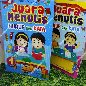 Buku Anak Juara Menulis Huruf dan Kata