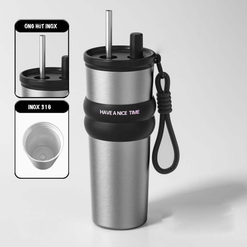 Product Introduction of Ly giữ nhiệt Tracy Home, ly nước, bình giữ nhiệt dung tích 710ml bằng inox 316 an toàn 4