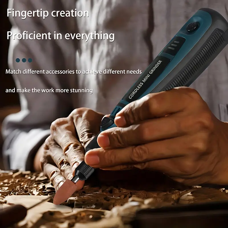 Multifunctional Electric Polishing Machine, Portable Engraver, Handheld Grinding Tool, High Speed Jade Engraving Equipment Power Tools, Professional Lightweight Multipurpose Polishing Equipment Set 4
