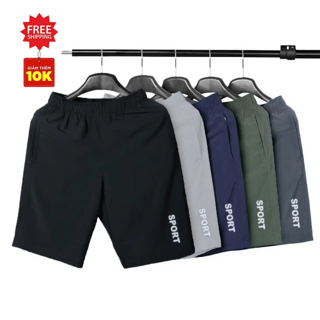 COMBO 5 Quần short nam logo sport kiểu dáng thể thao, năng động, trẻ trung, phù hợp mọi lứa tuổi, đủ size M-3XL