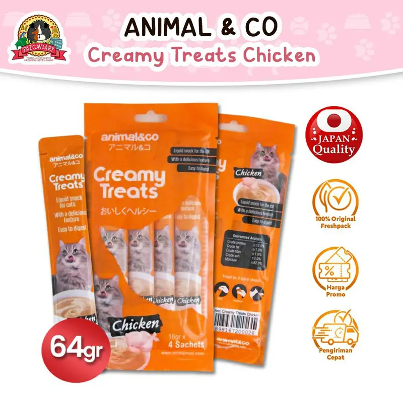 Animal&Co Creamy Treats 16gr X 4 sachets 3