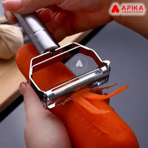 Pisau Pengupas Buah Sayur Peeler Multifunction Sayuran Stainless