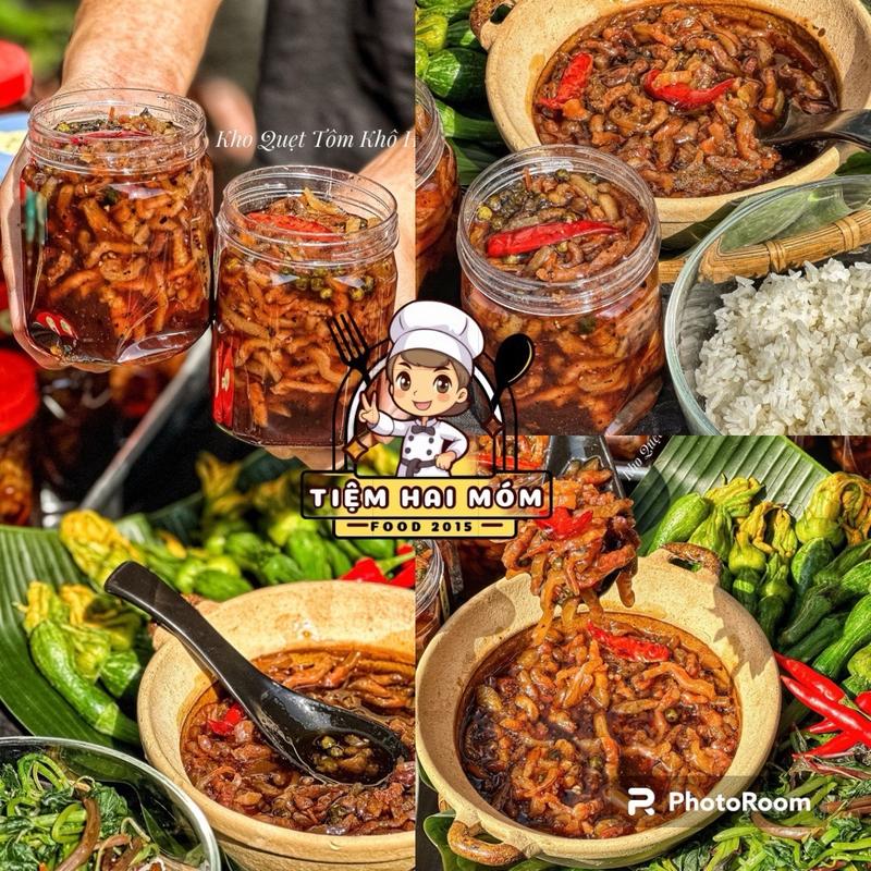 HÌNH THẬT Kho Quẹt Tóp Mỡ Tôm Khô Ăn Liền Hộp 400gr Vị Đậm Đà Mặn Ngọt Cay Thơm Siêu Ngon Chấm Rau Ăn Với Cơm & Bánh Mì Cực Ngon