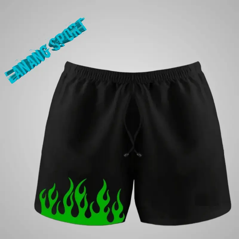 paket 100 dpt 10 cOD cELANA pENDEK fIRE / cELANA kOLOR pENDEK mOTIF aPI tERBARU dARI tOKO ;lANANG sTORE Melar Pria Boxer Shorts Surfing Dewasa Santai Karet celanavoli cepat kering  volly anti-bau longgar regular fit pelindung sinar uv uukuran l cuci kerin 2
