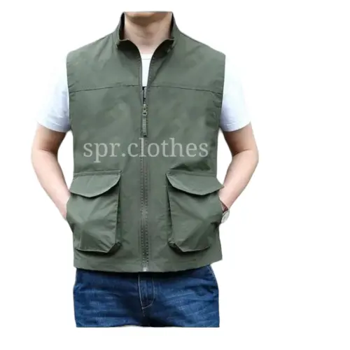 Rompi Outdoor Kasual Wanita Pria Musim Panas