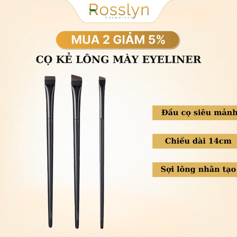 Cọ Kẻ Mắt/Lông Mày ROSSLYN Đầu Cọ Hình Lưỡi Siêu Mỏng Độ Chính Xác Cao Tiện Lợi 0