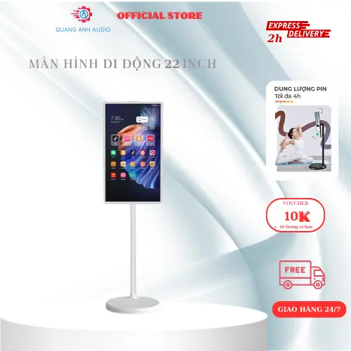 MÀN HÌNH CẢM ỨNG 22 INCH DI ĐỘNG  GIẢI TRÍ MỌI NƠI 0