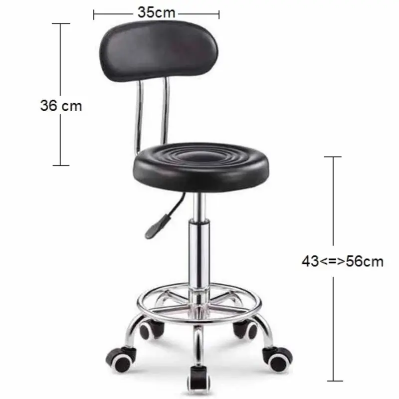 Ghế xoay tựa ,xoay 360 độ dành cho spa ,phun xăm ,thẩm Mỹ,văn phòng …(tựa rời ) 5