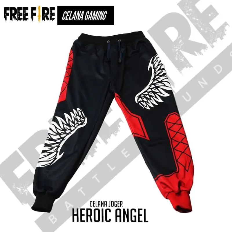 Setelan Celana Gaming Angel Set anak dan Sweater FF BNL Free fayer + Baju Heroic Fashion 4