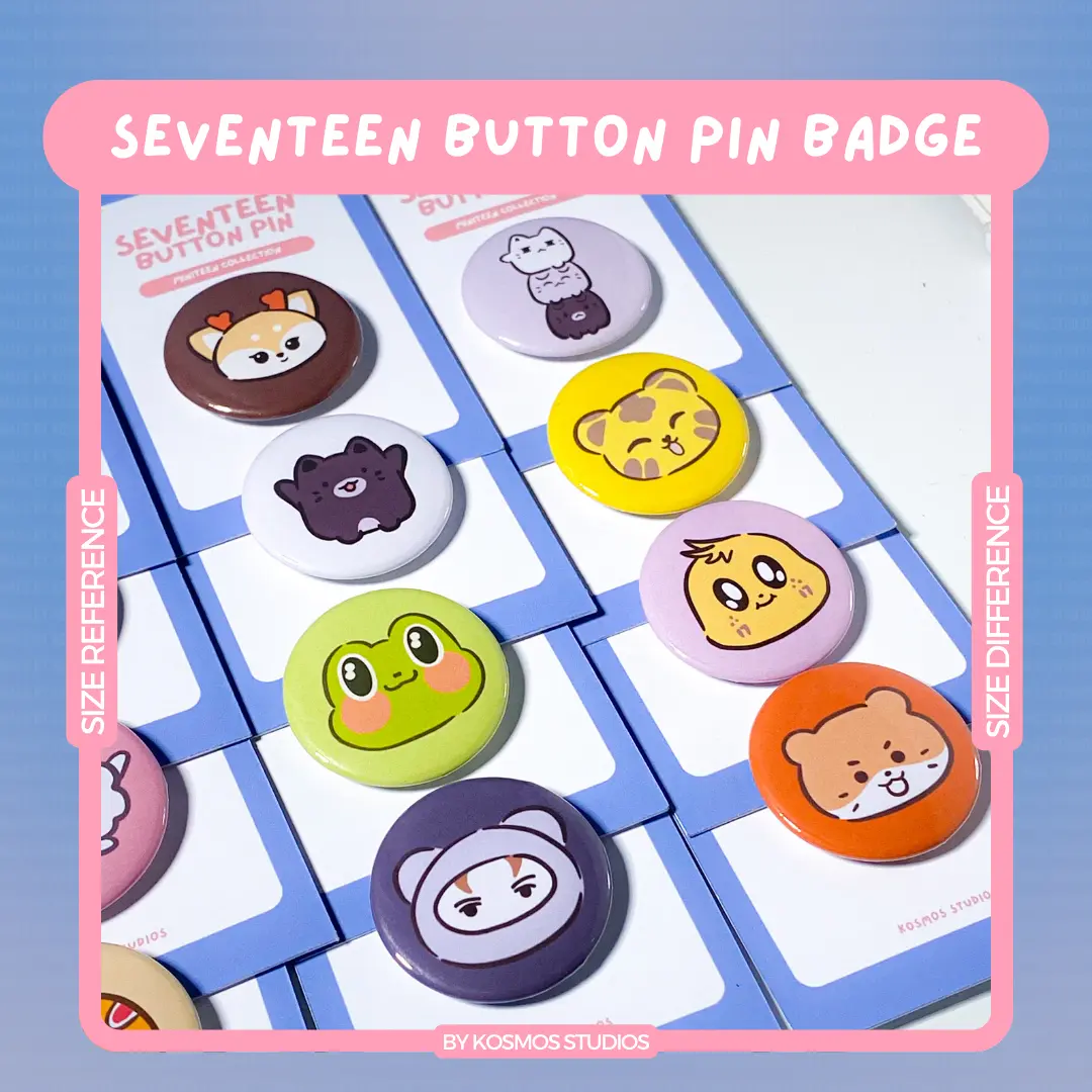 SEVENTEEN Miniteen Badge Button Pin | KPOP Merch | fanmade by