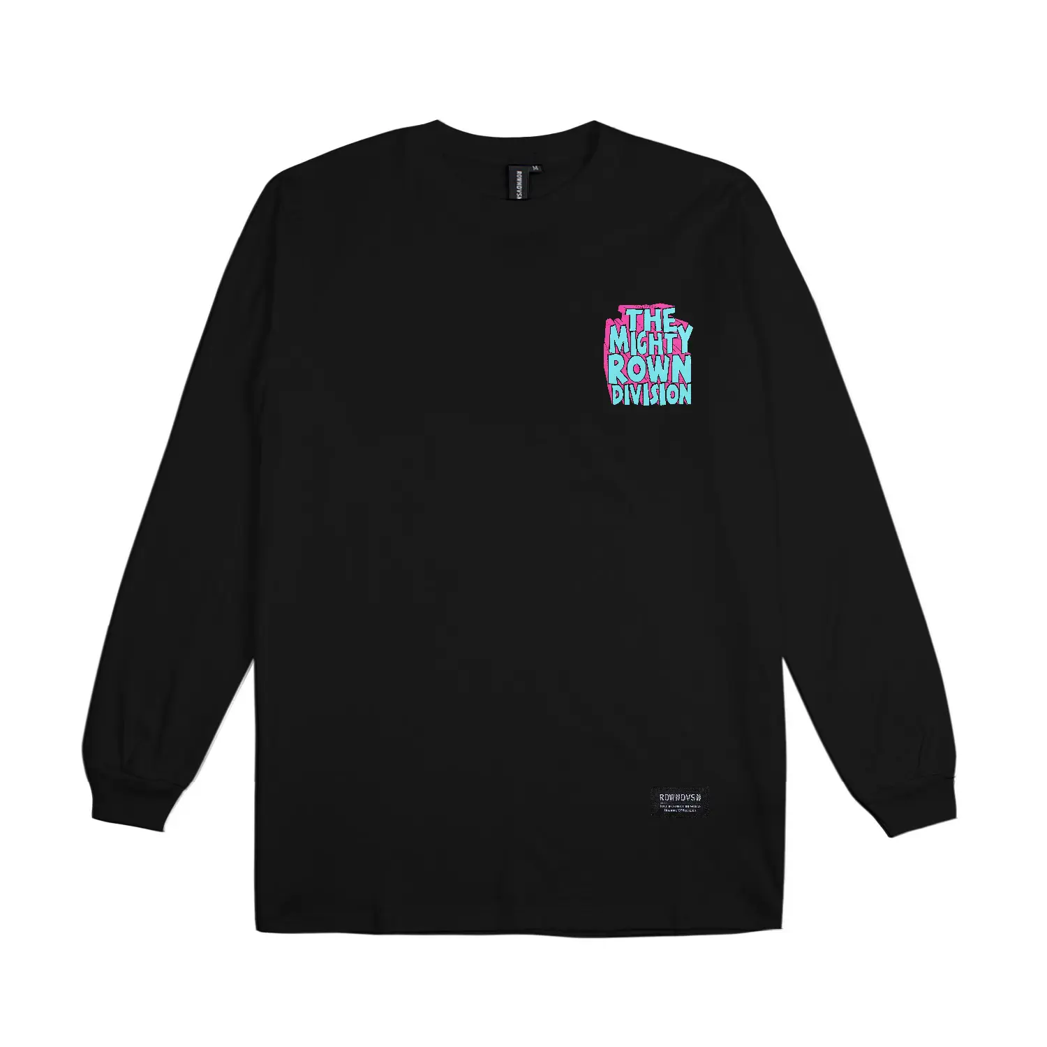 Rown Division Storage Long Sleeve Rivera Black Combed Kaos