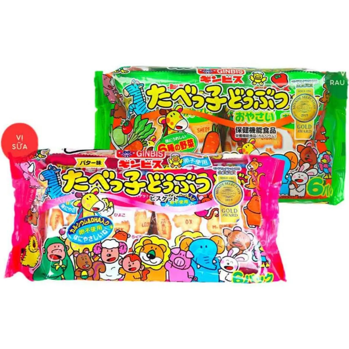 Bánh ăn dặm hình thú ginbis