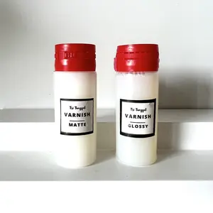 Coating Clay Varnish Kerajinan Decoupage Glossy Matte Doff Finishing Clay Non Yellowing Tidak Menguning Coat Tas Clutch Tanah Liat Kanvas Kaca Botol Gerabah Aman Tidak Mengandung Bahan Berbahaya Grosir Prakarya Malang Cairan Kuas