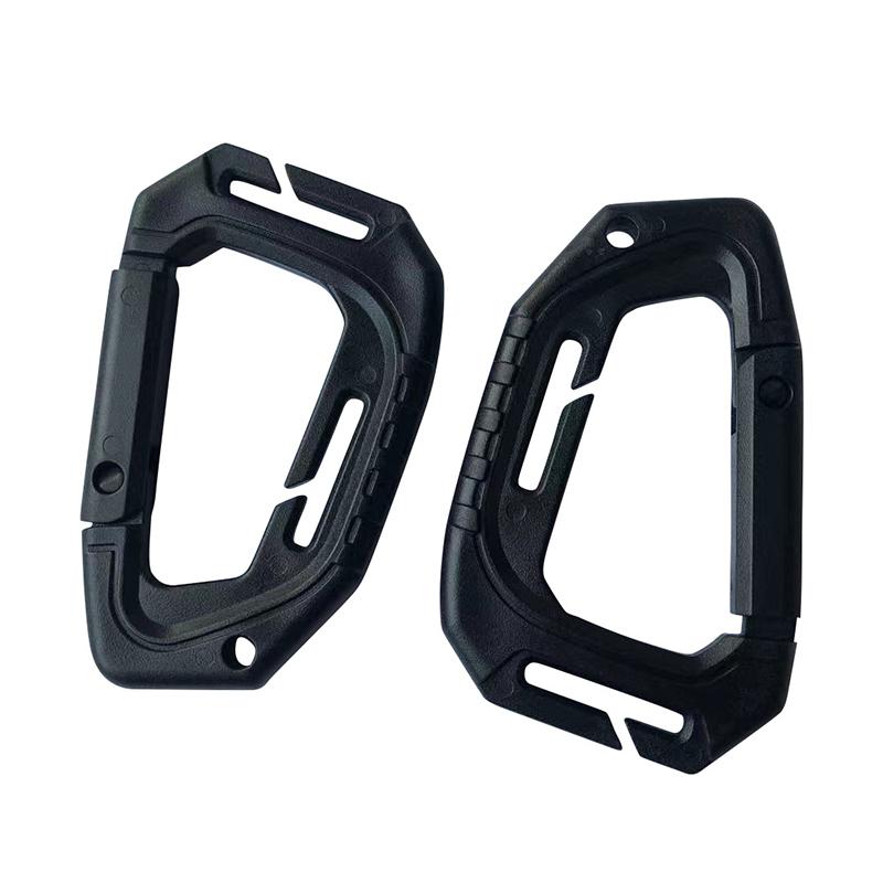 Product Introduction of 1Pcs Big D-type Plastic Steel Tactical Molle Quick Hook Hanging Buckle Clip Outdoor Camping Backpack Bag EDC Tool Accessories 18