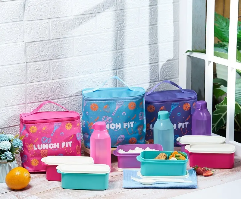 Tas bekal makan set Lunch Fit / Kotak makan beserta tas Lunch box set 0