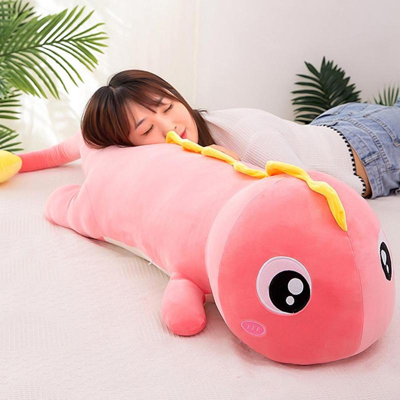 Product Introduction of New Style 80-140CM Long Lovely Dinosaur Plush Toys Soft Cartoon Animal Dinosaur Stuffed Doll Pillow Birthday Gift 20