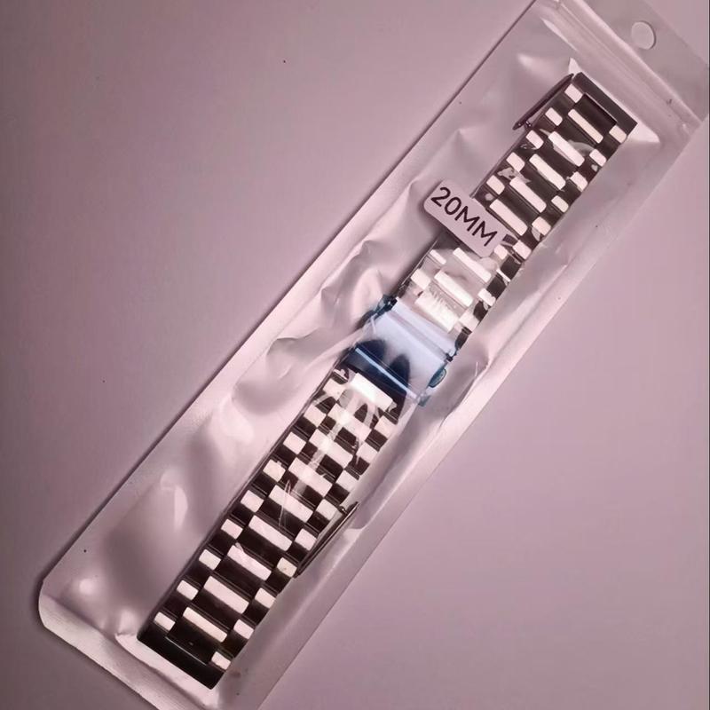 Stainless Steel Watch Band, 1 Count Fashionable Watch Band for Samsung Galaxy Watch 46mm/3/Gear S3/Huawei Watch GT 2/3 Pro, Smart Watch Accessories, Wearable 4