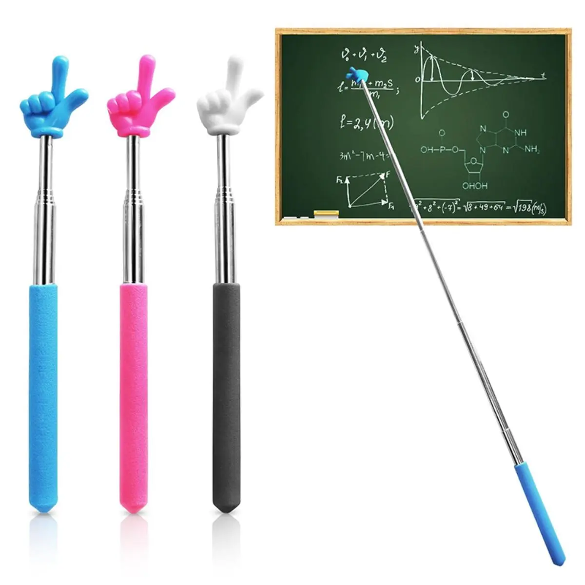Telescopic Finger Reading Stick Children'S Reading Instruction Stick ...