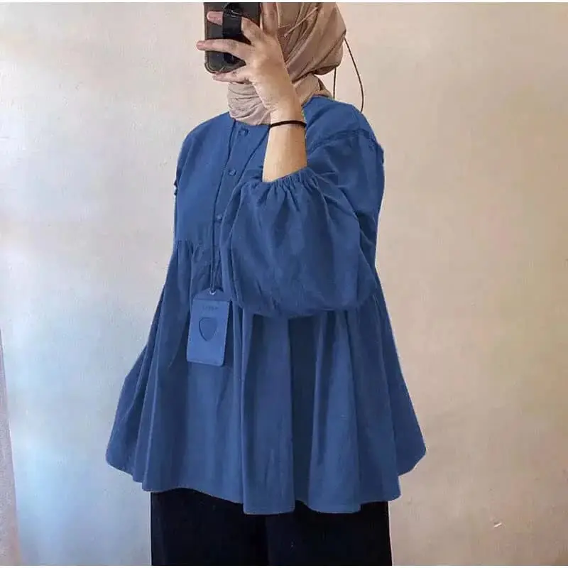Rania Blouse Cringkle Airflow Premium Cuci Gudang