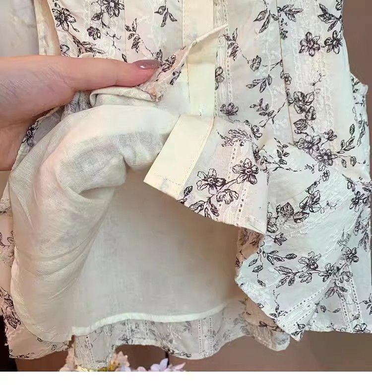 Product Introduction of Áo Sơ Mi Bé Gái, Áo Cánh Và Quần Chống Muỗi, Không Tay, Bộ Đồ Hai Mảnh Phong Cách Phương Tây, Thích Hợp Cho Mùa Hè, Áo Sơ Mi Búp Bê Cho Trẻ Em, Hàng Mới Về 13