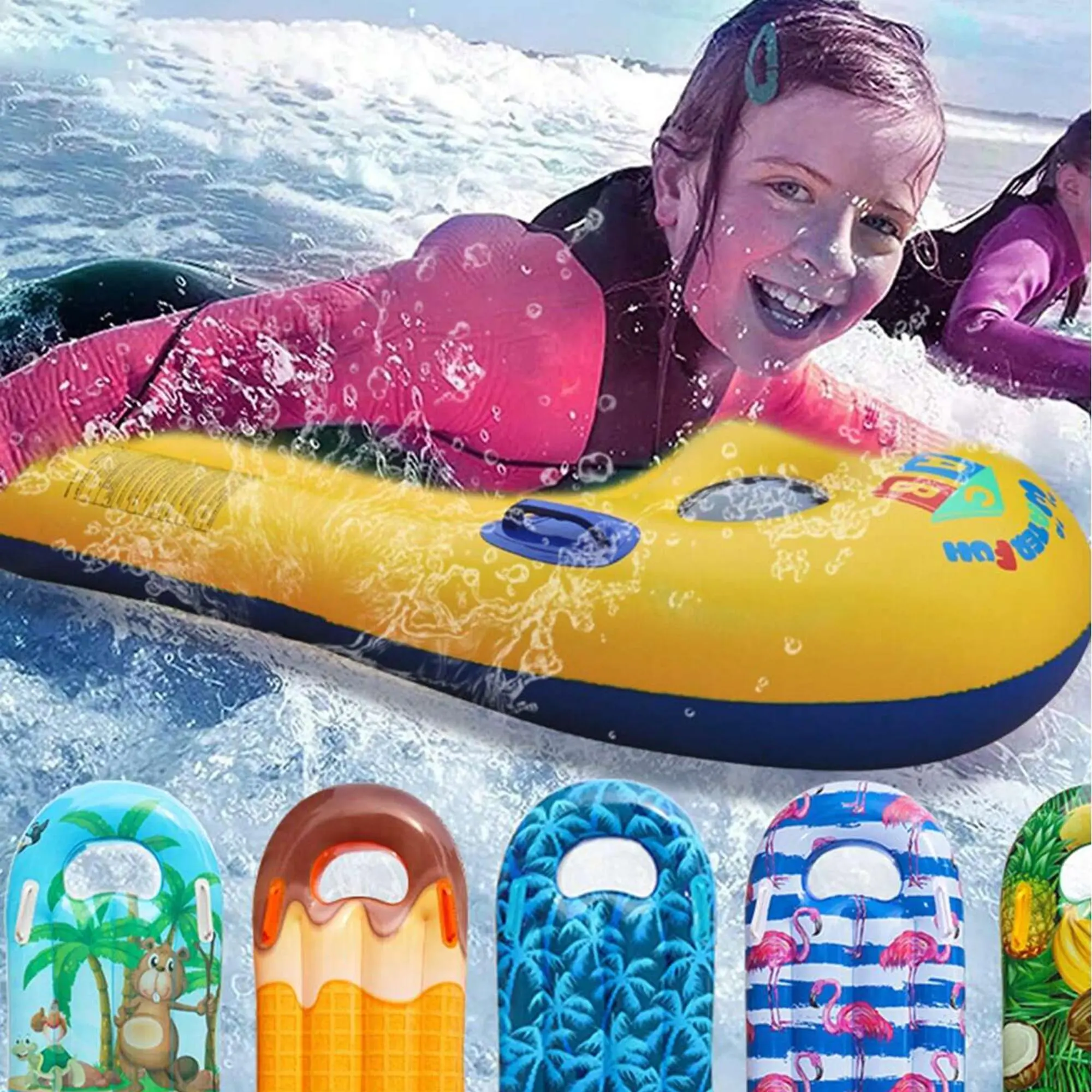 Durable Inflatable Surfboard, Portable Inflatable Surfboard, Water Sports Equipment for Outdoor Surfing