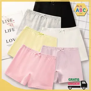 Celana Dalam Anak Perempuan Motif Polos & Renda – Adem, Tidak Ketat, Ukuran M–3XL  | ABC KIDS