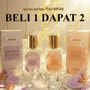 [navara]   PROMO BELI 1 DAPAT 2 PARFUM BPOM NAVARA UNISEX MURAH WANGI PEMAKAIAN LAMA 35ML Eau De Parfume