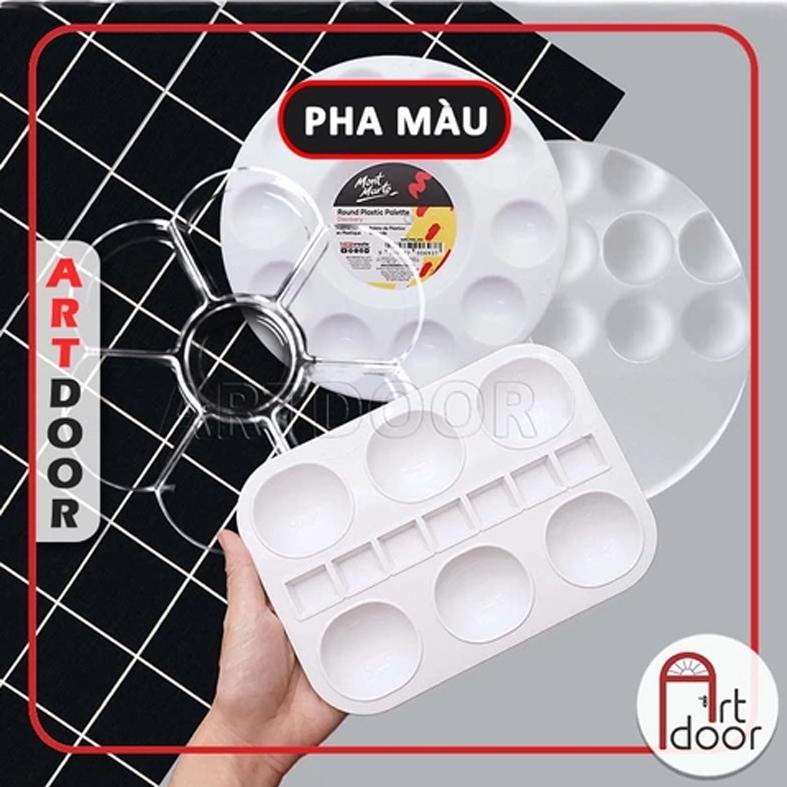 ARTDOOR Khay Bảng pha màu giá RẺ tô màu Nước Acrylic Gouache palette