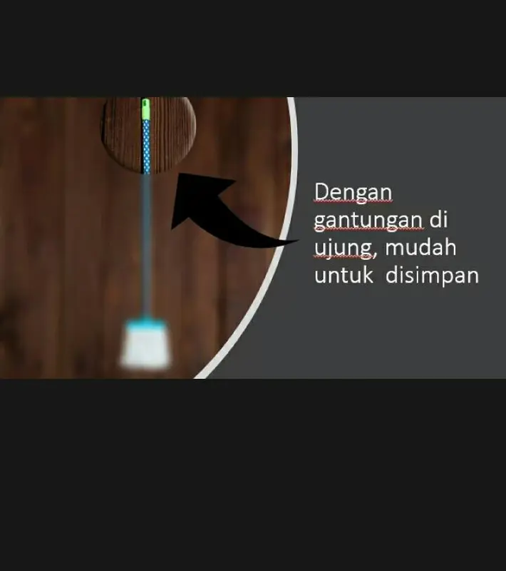 PAKET SAPU IJUK DAN PEL LANTAI GAGANG KAYU LAKOP Plastik 4