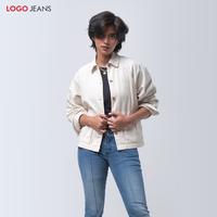 Gambar Logo Jeans Outer Wanita Overa Cream 34440L5CM - M|L dari Logo Jeans Kota Bandung 2 Tokopedia