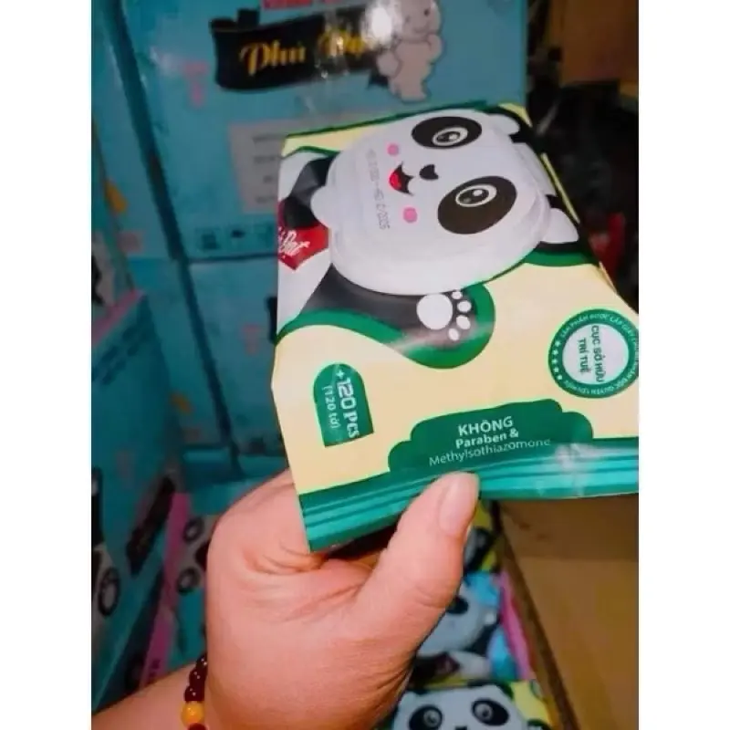 5 Gói khăn ướt gấu Phú Đạt (120 tờ/1 gói) 0