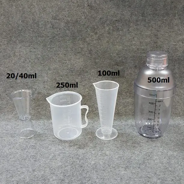 Combo 8 món dụng cụ pha chế: xúc đá, shaker 700ml, vợt múc topping, thìa bar 26cm, ca đong 100ml... 1