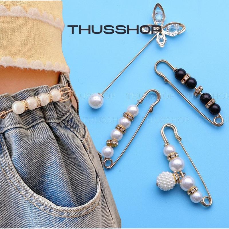 Ghim Cài Quần Áo Váy Thời Trang, Gim Băng Điều Chỉnh Kich Thước Phụ Kiện Chống Rộng, Thu Hẹp THUS PKKB01