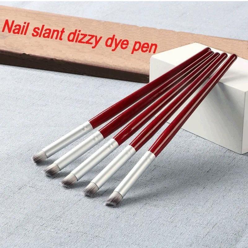 Product Introduction of A set of 3 gradient nail brushes for ombre art, specialized for manicure, UV gel nail polish drawing and painting pens, new manicure tool set 4