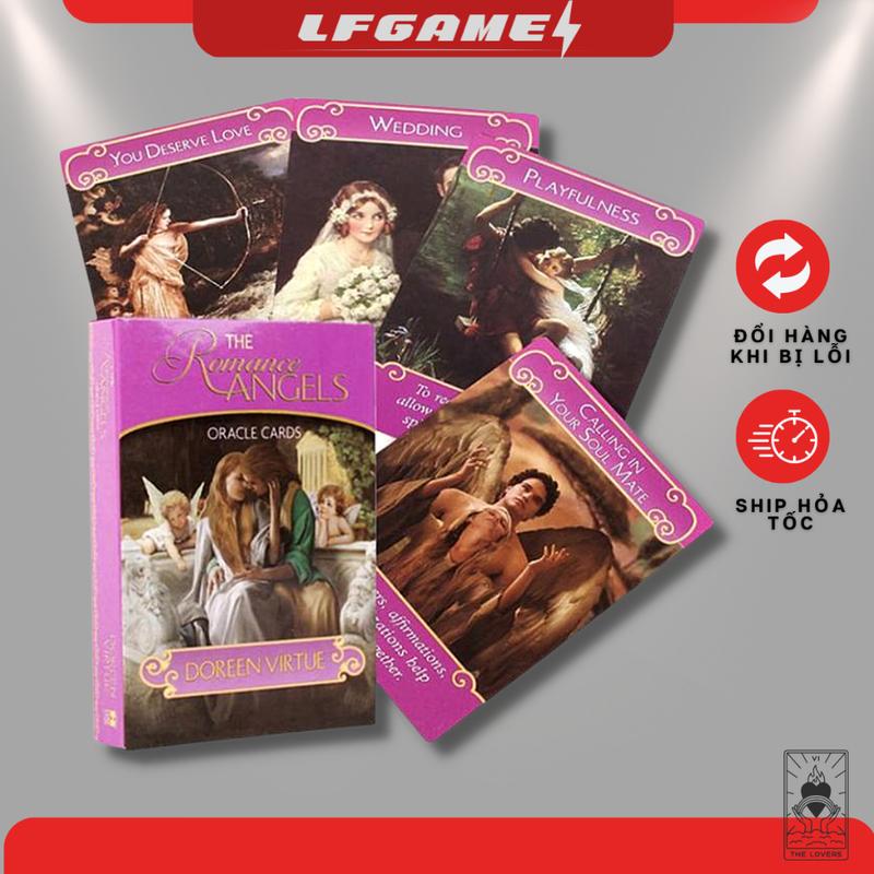 Bộ bài Tarot ORACLE ROMANCE ANGLE tarot size tiêu chuẩn MUA 2 BỘ BẤT KÌ TẶNG ĐÁ THANH TẨY