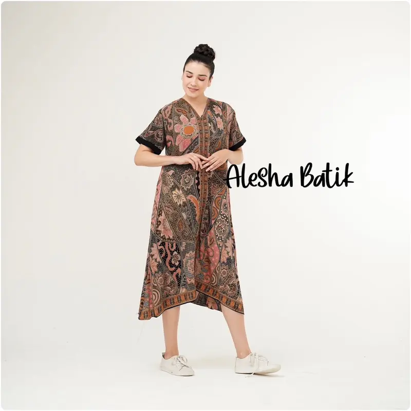 [Djuragan Daster] DASTER SIGGY LANCIP PREMIUM QUALITY BY ALESHA BATIK Rayon Busui Nyaman Cantik Kantong daster  branded daster remaja 3