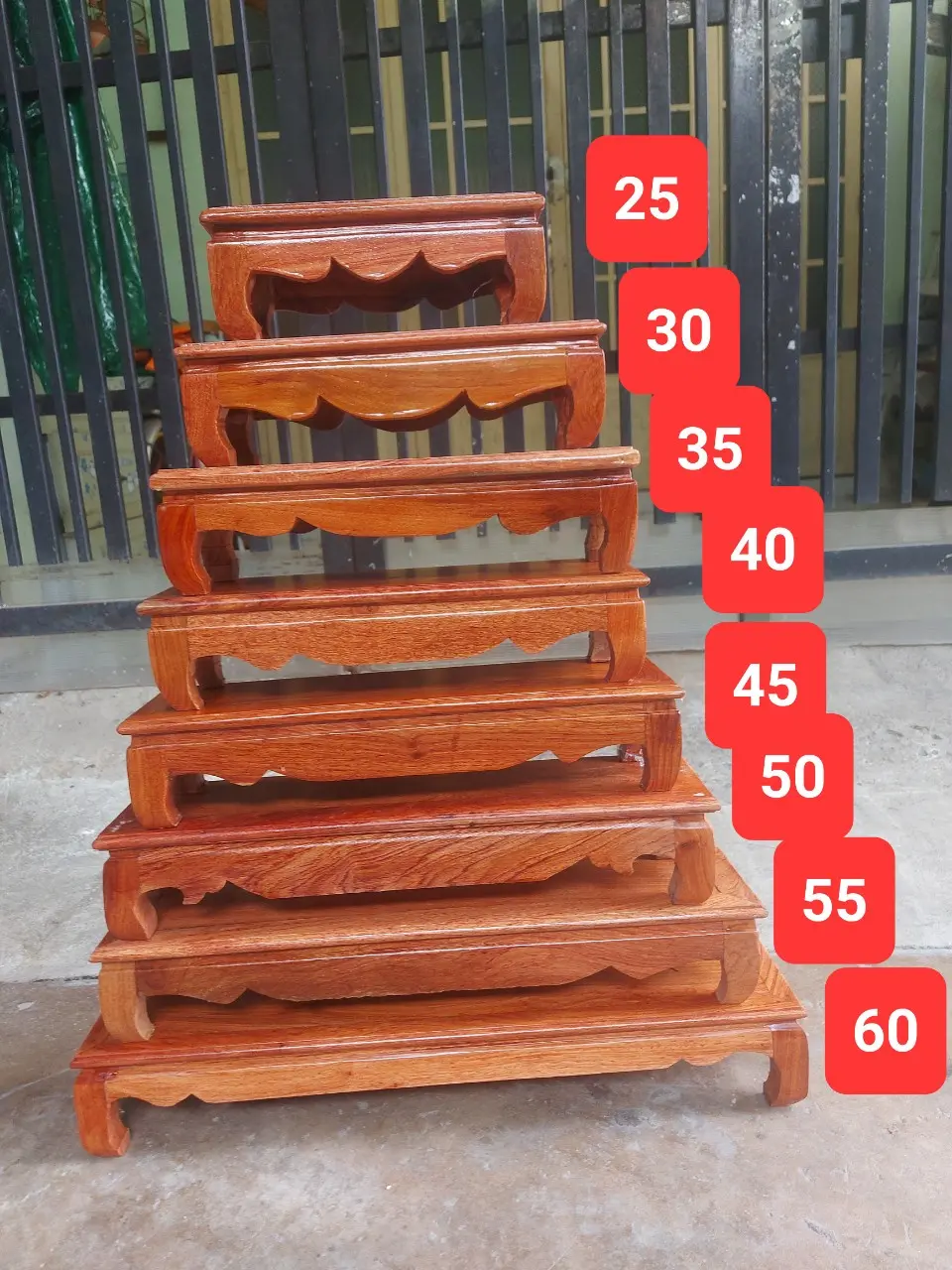 Đế kê khung ảnh thờ gỗ hương đồ dùng phòng thờ cao 9 sâu 13 ngang 30-35- 40-45-50-55-60 Kitchen Decor Tranh Decor Phòng Thờ Trang Trí Nhà