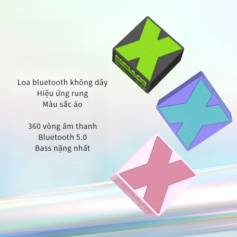 Popular Loa X1 mini Bluetooth cầm tay Âm thanh sống động 360° Loa siêu trầm bass mạnh 122g Thiết kế nhẹ di động lý tưởng cho giải trí ngoài trời