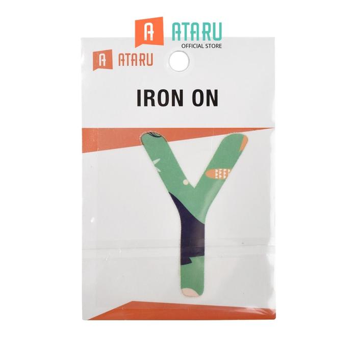 Gambar Ataru Patch Baju Huruf Y - Hijau Stiker Sablon Baju Patch Iron On Sticker Pakaian Tempel Setrika dari Ataru_NEW Kota Bekasi Tokopedia