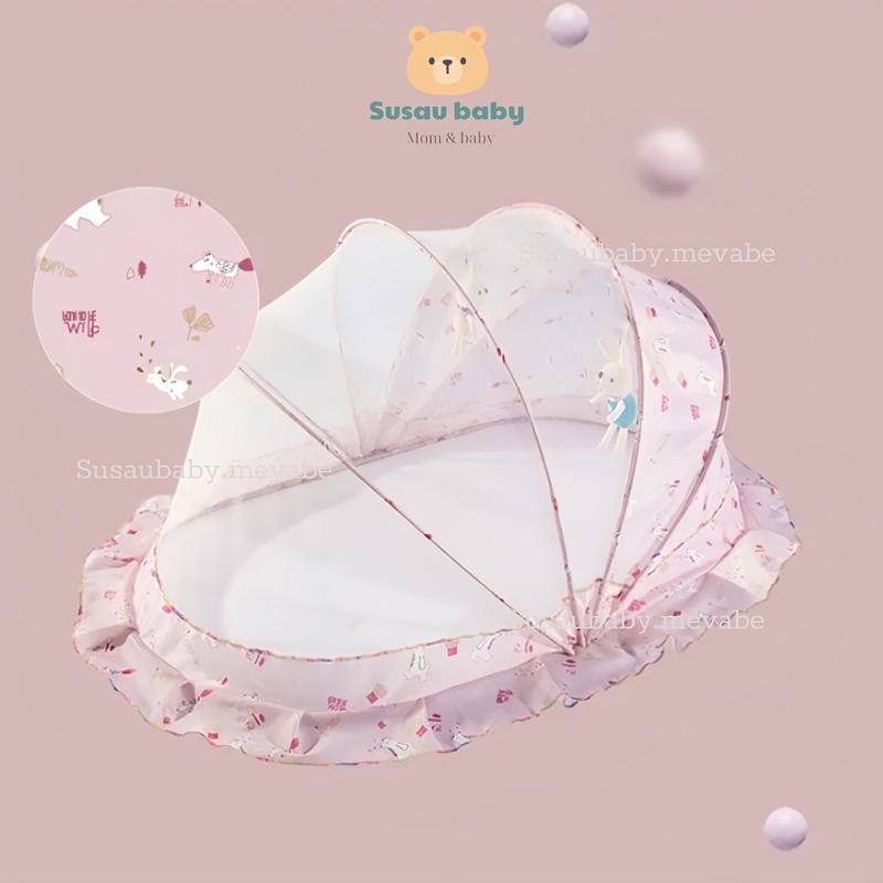 Màn Chụp Gấp Gọn Cho Bé Chống Muỗi, Côn Trùng