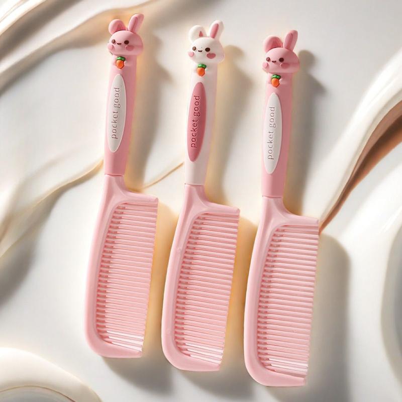 High looks hair comb, portable comb, cute ladies' long hair, home use girls, children's straight hair, straight hair, ponytail comb 4