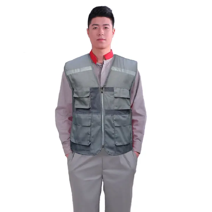 ÁO GHI LÊ PHẢN QUANG BẢO HỘ LAO ĐỘNG , ÁO KỸ THUẬT ,KỸ SƯ MÀU GHÍ ÁNH TÍM Menswear Nam 3