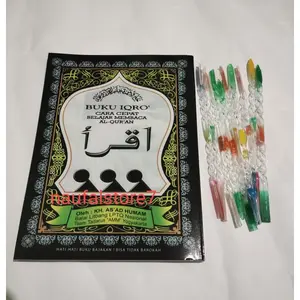 IQRA' UKURAN BESAR KERTAS KORAN/CD KUALITAS TERBAIK BONUS KALAM