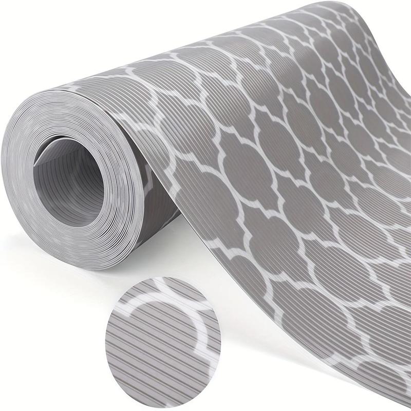 Non Adhesive Shelf Liner, 1 Roll Waterproof & Durable Fridge Table Place Mat, Drawer Liners for Kitchen, Cabinet, Drawer Liner 0