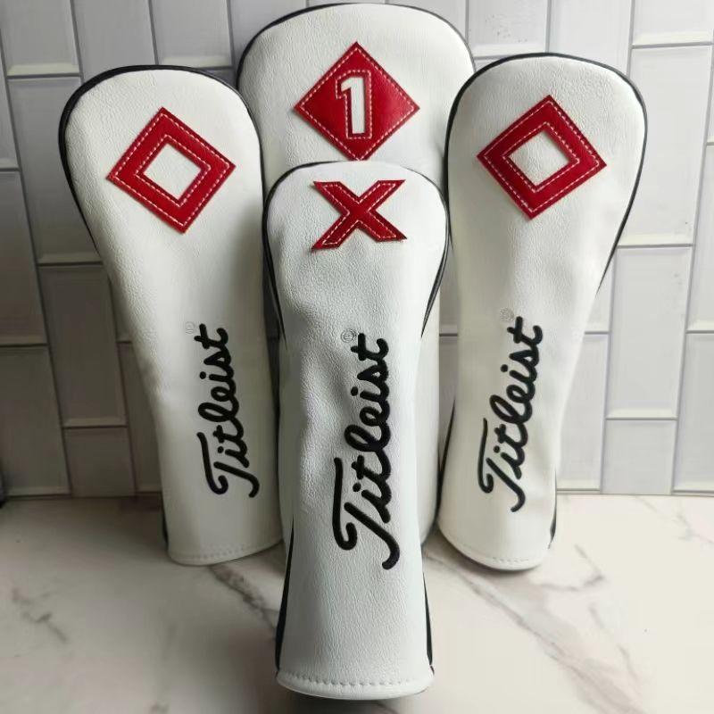 Product Introduction of Golf Club Head Cover No. 1 Wooden Pole Sets Cue Rod Head Protective Sleeve Rod Head Sets Red New Style Qgt24143 9